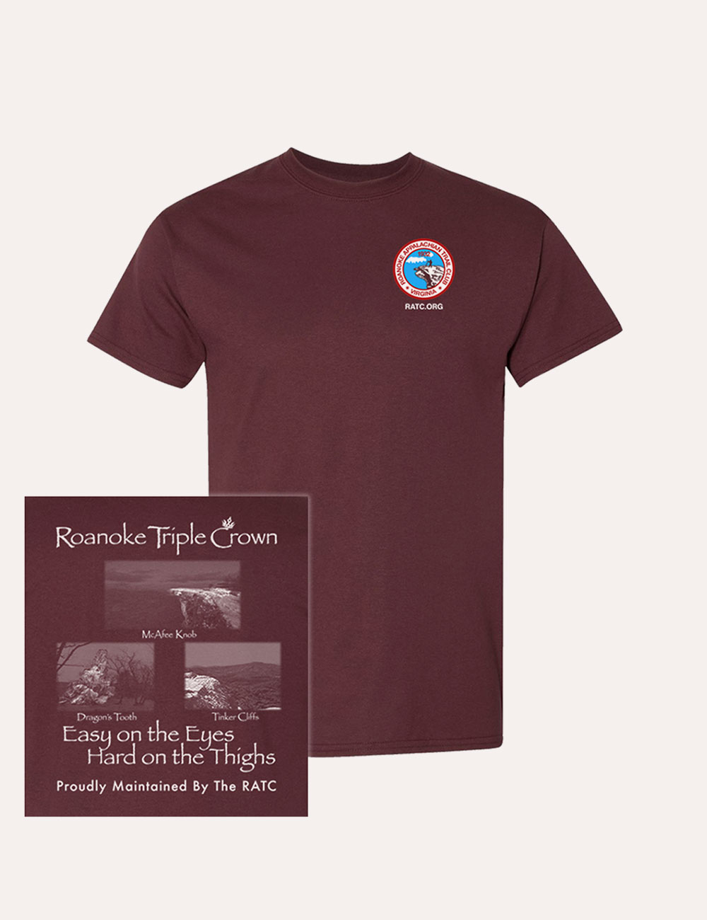 Roanoke Appalachian Trail Club - Merch - Triple Crown Unisex T-Shirt